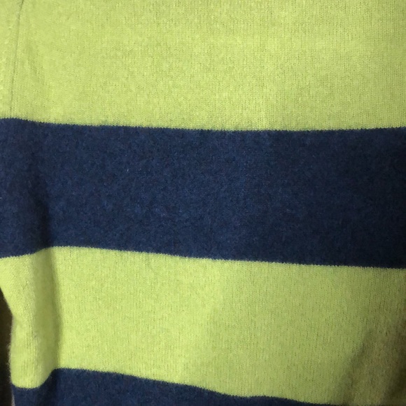 Fenn Wright Manson 100% 2 ply cashmere striped crew neck sweater - Picture 4 of 5